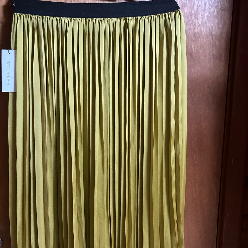 Rachel Zoe A-Line Skirt in Puce Green